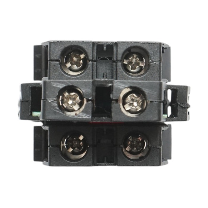 Pulsante di comando convesso illuminato 24V AC/DC LED rosso con ritorno 1NO+1NC, 10A/600V AC, 1A/250V DC LA42 Breckner Germany