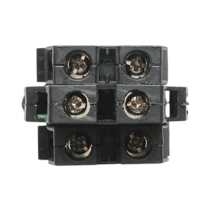 Pulsante di comando illuminato 24V AC/DC LED bianco con ritorno 1NO+1NC, 10A/600V AC, 1A/250V DC LA42 Breckner Germany