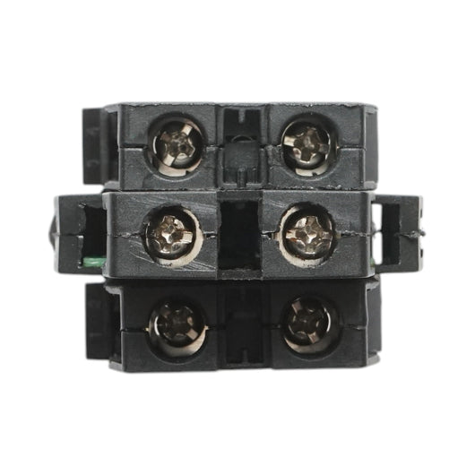 Pulsante di comando illuminato 24V AC/DC LED bianco con ritorno 1NO+1NC, 10A/600V AC, 1A/250V DC LA42 Breckner Germany