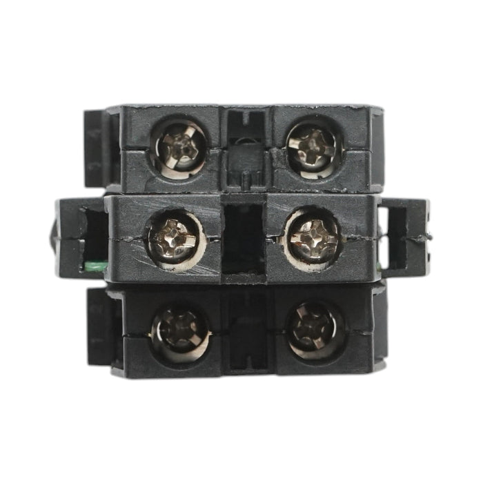 Pulsante di comando illuminato 24V AC/DC LED bianco con ritorno 1NO+1NC, 10A/600V AC, 1A/250V DC LA42 Breckner Germany