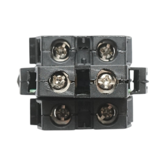 Pulsante di comando illuminato 24V AC/DC LED rosso con ritorno 1NO+1NC, 10A/600V AC, 1A/250V DC LA42 Breckner Germany