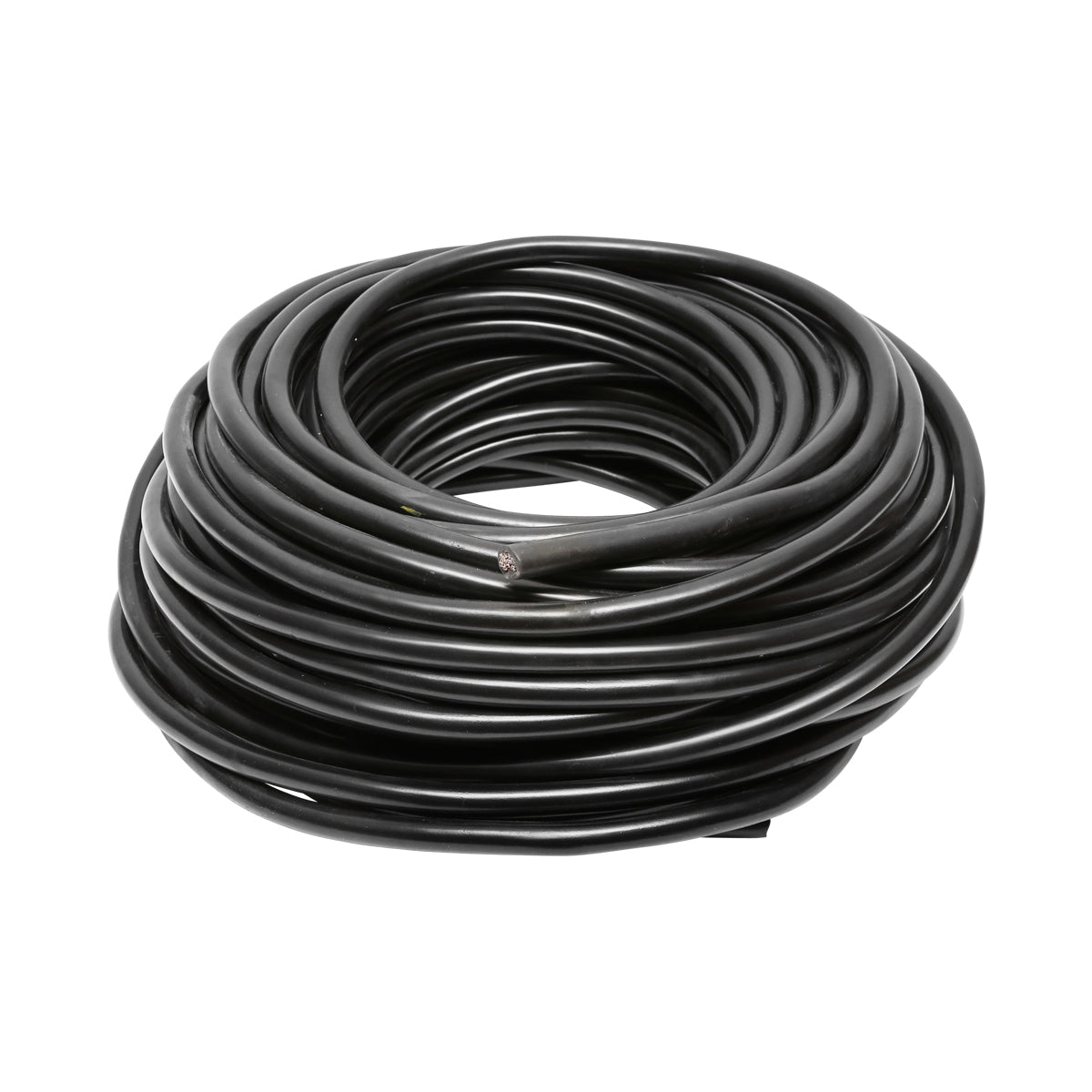 Rotolo di cavo per corrente di saldatura e pinza di avviamento 1x35mm, 50 metri rame intrecciato Breckner Germany