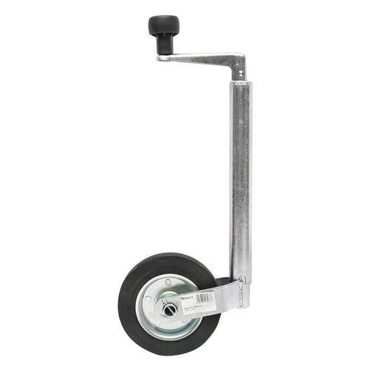 Ruota di supporto per rimorchio in PVC 160X40mm, diametro tubo esterno 34mm, diametro tubo interno 28mm, carico 100Kg