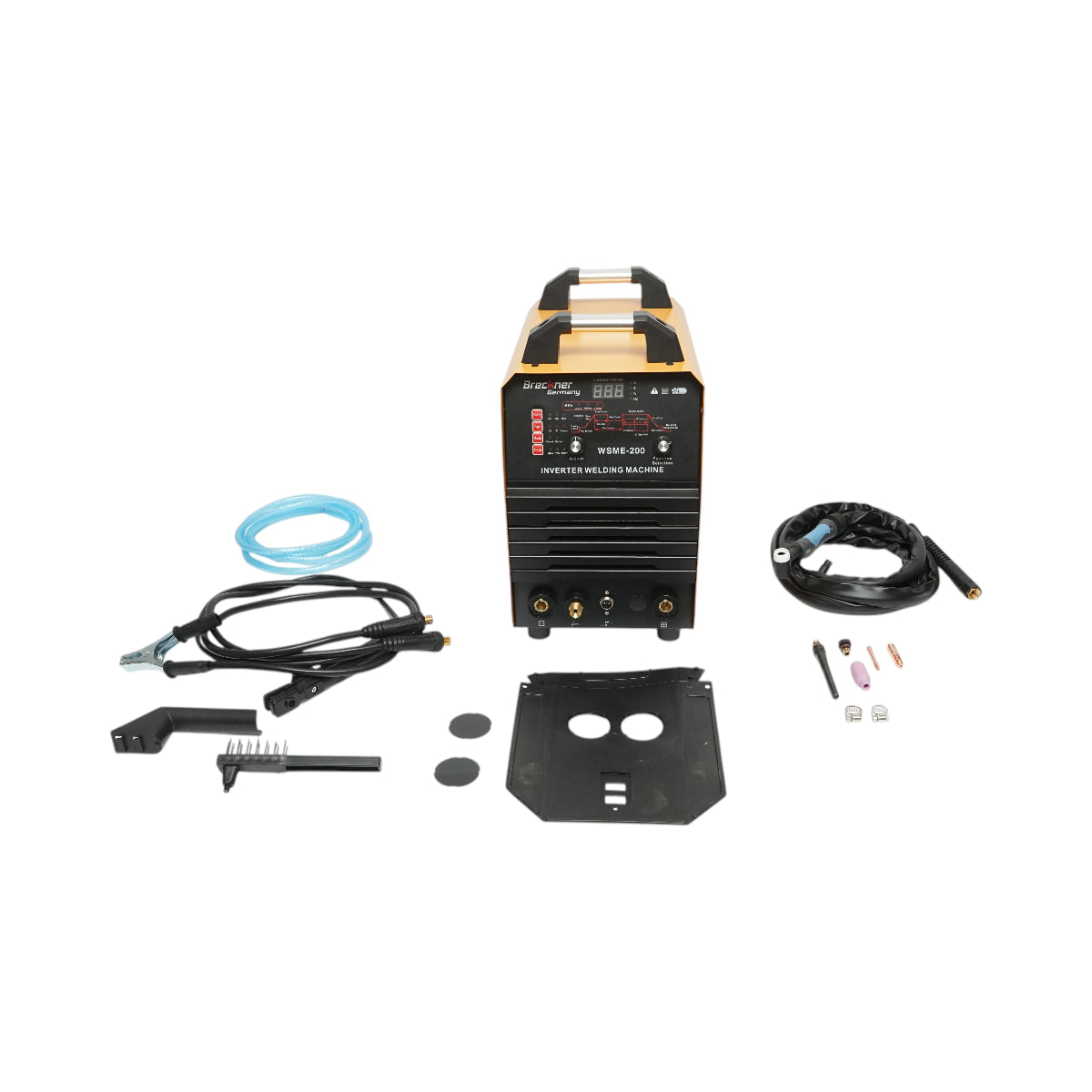 Saldatrice inverter 250A TIG Pulse AC/DC, MMA 220V con funzioni avanzate, display digitale WSME-200 Breckner Germany