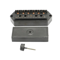 Scatola portafusibili per auto, cilindrica a 6 vie Breckner Germany