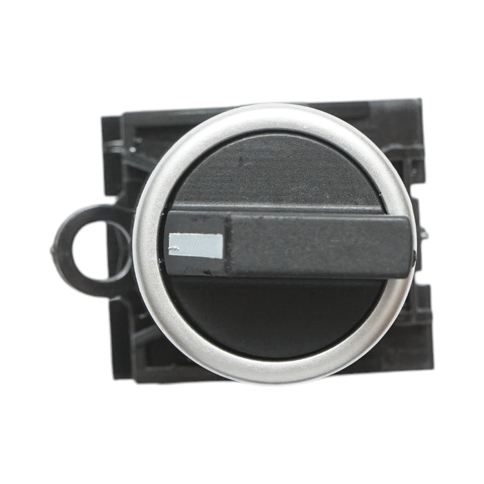 Selettore nero a 3 posizioni 2NO, 10A/600V AC, 1A/250V DC LA42 Breckner Germany