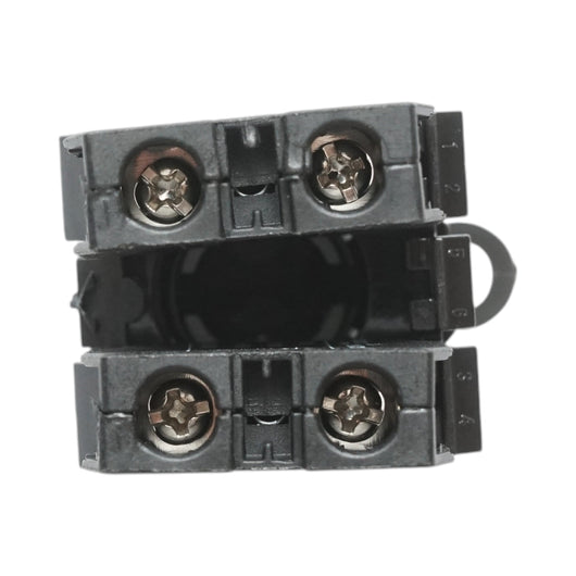 Selettore nero a 3 posizioni 2NO, 10A/600V AC, 1A/250V DC LA42 Breckner Germany