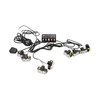 Set di 8 luci stroboscopiche con 2 LED, luce gialla 12V Breckner Germany