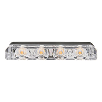 Set di 8 luci stroboscopiche LED gialle da 12V (4 LED per modulo) Breckner Germany