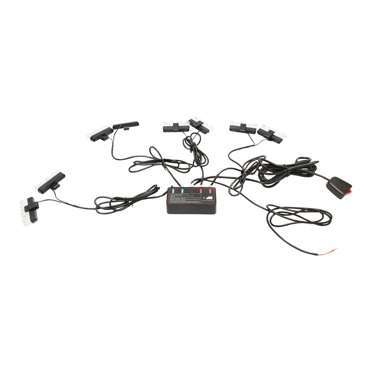 Set di 8 luci stroboscopiche LED – 3 LED per modulo, 12V Breckner Germany