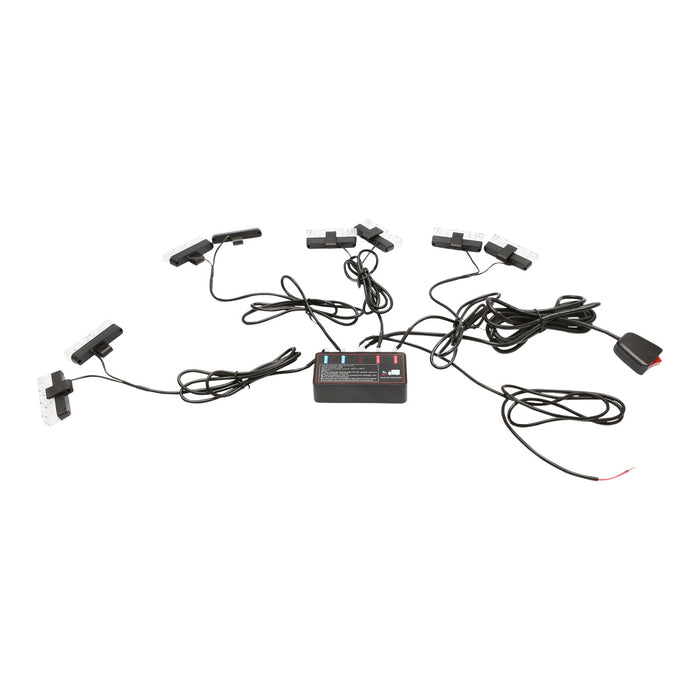 Set di 8 luci stroboscopiche LED – 3 LED per modulo, 12V Breckner Germany