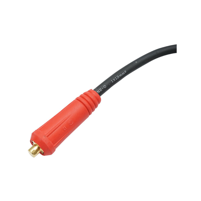 Set di cavi di saldatura per morsetti per elettrodi da 12 mm e morsetti di massa Breckner Germany