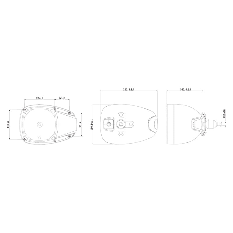Set di fari anteriori con indicatori di direzione destro e sinistro 12V Breckner Germany