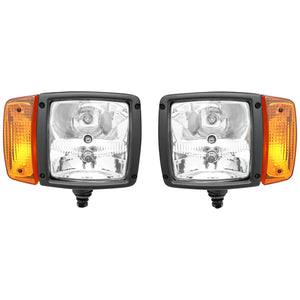 Set di fari anteriori con indicatori di direzione destro e sinistro 12V HR-A-035 Breckner Germany