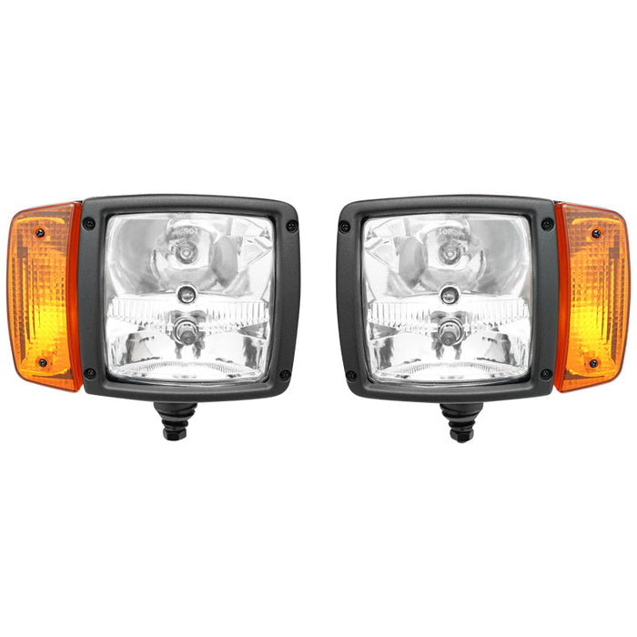 Set di fari anteriori con indicatori di direzione destro e sinistro 12V HR-A-035 Breckner Germany