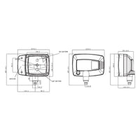 Set di fari anteriori con indicatori di direzione destro e sinistro 12V HR-A-035 Breckner Germany