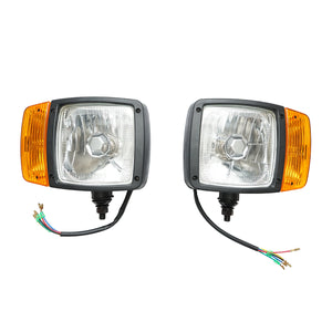 Set di fari anteriori con indicatori di direzione destro e sinistro 24V HR-A-023 Breckner Germany