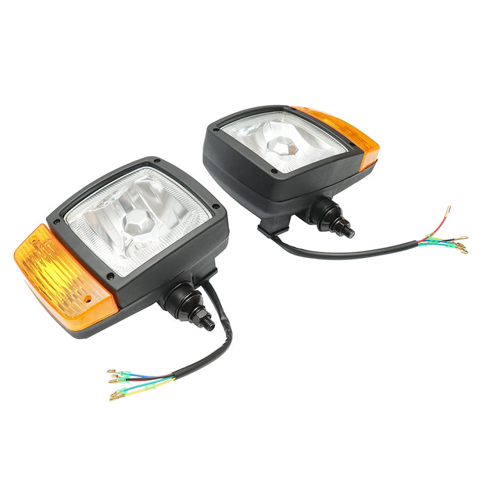 Set di fari anteriori con indicatori di direzione destro e sinistro 24V HR-A-023 Breckner Germany