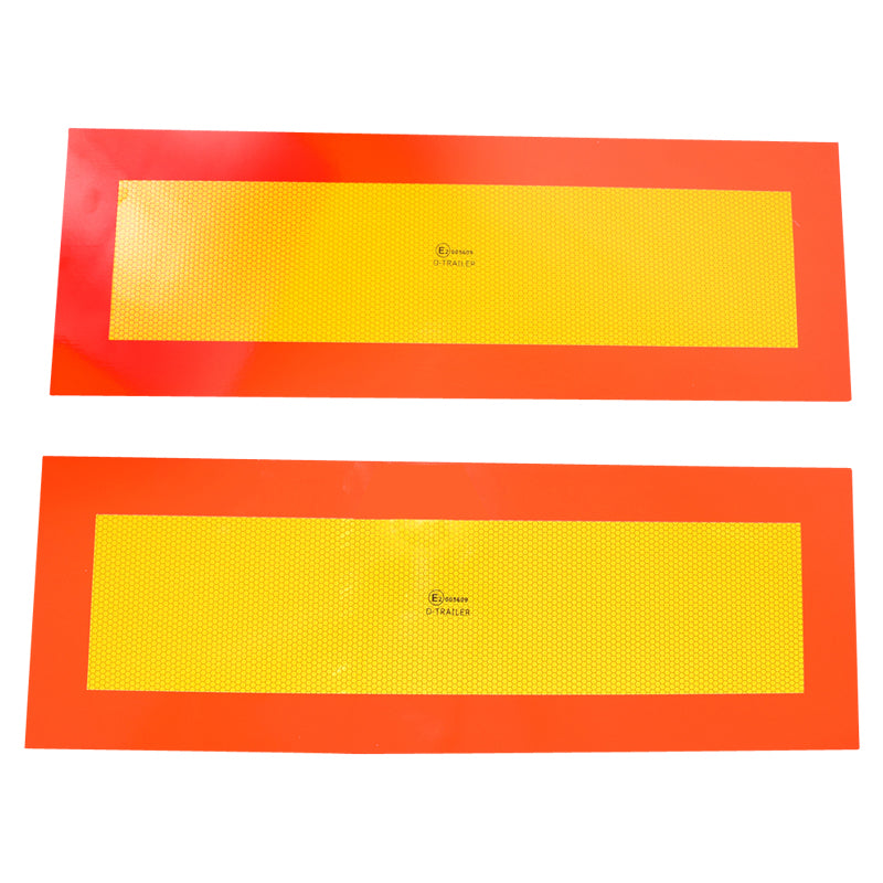 Set di fogli riflettenti rettangolari per rimorchio