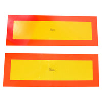 Set di fogli riflettenti rettangolari per rimorchio