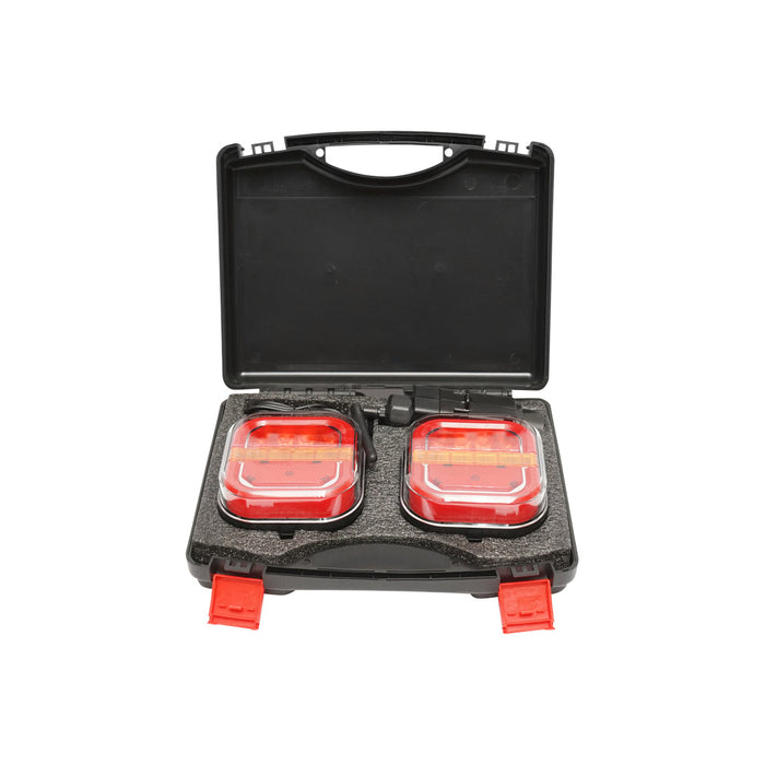 Set di luci per rimorchi a LED da 12-24 V con magnete e controllo wireless Breckner Germany