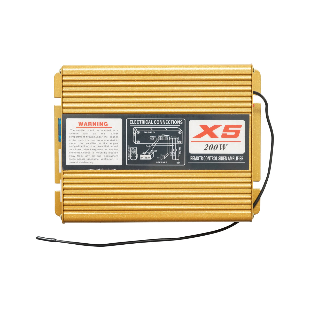 Sirena wireless 12V 200W con altoparlante e microfono Breckner Germany