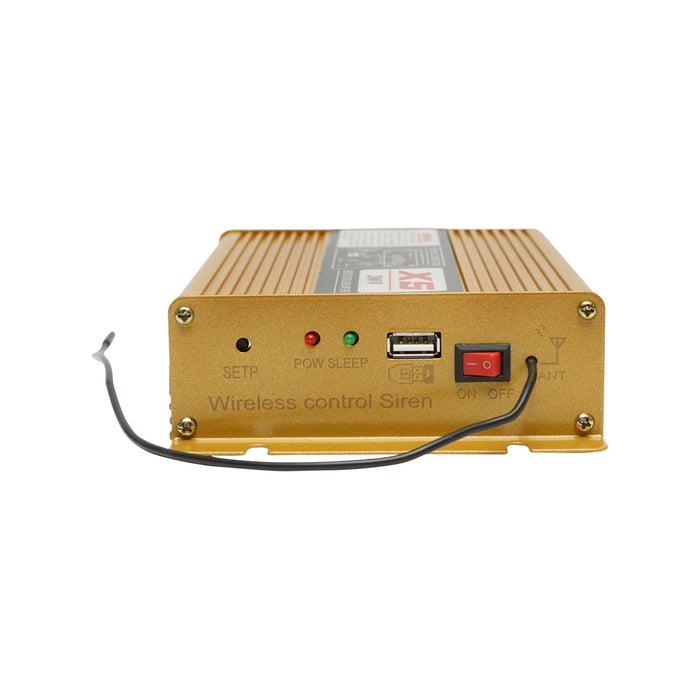 Sirena wireless 12V 200W con altoparlante e microfono Breckner Germany