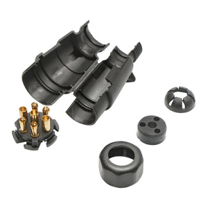 Spina per auto in plastica da 12 V con 7 connettori per rimorchio Breckner Germany