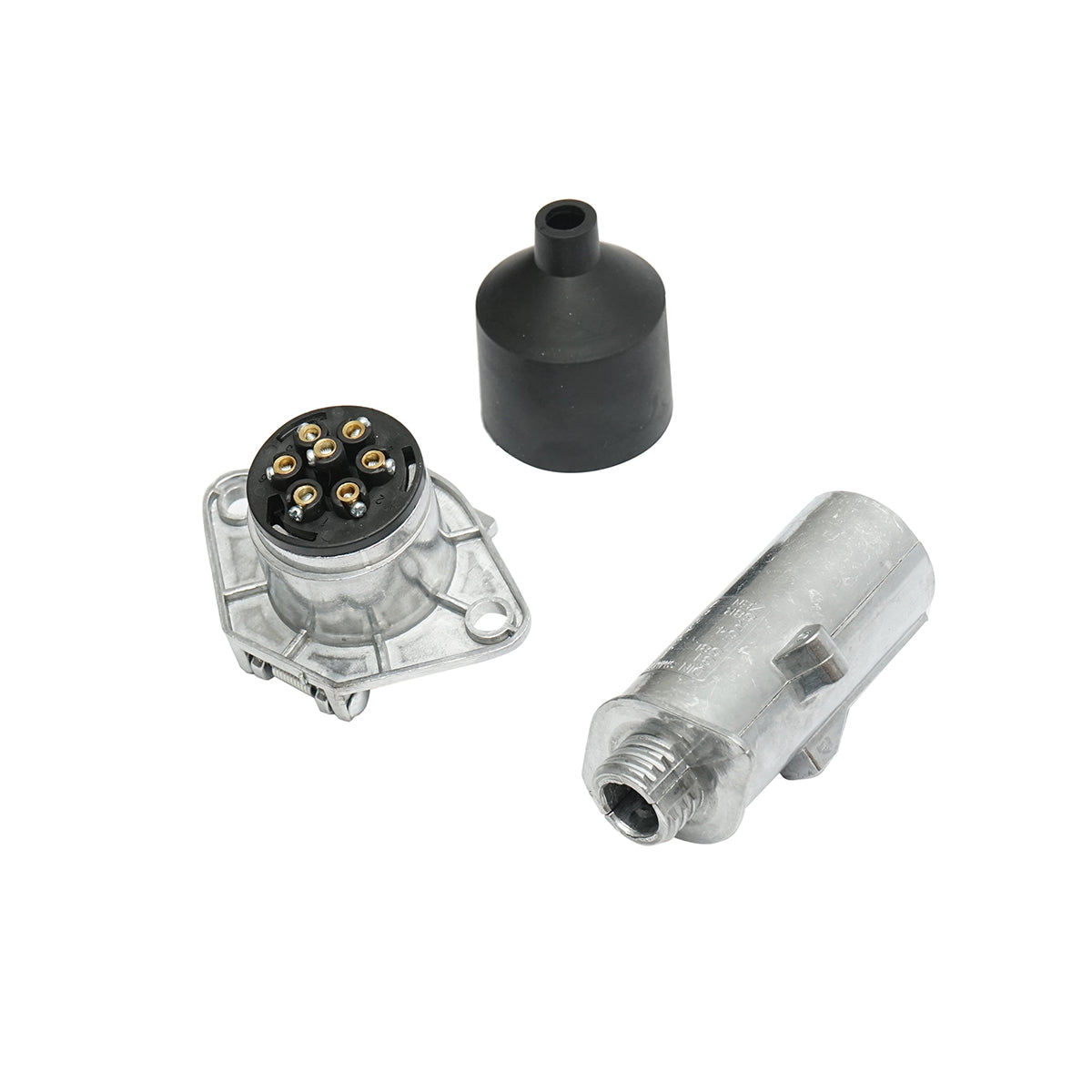 Spina per rimorchio in metallo da 24 V con 7 pin