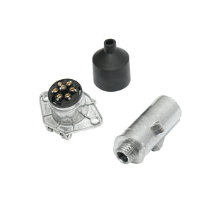 Spina per rimorchio in metallo da 24 V con 7 pin
