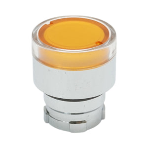 Testa del pulsante di comando illuminata gialla Ø 22mm LAY5 Breckner Germany