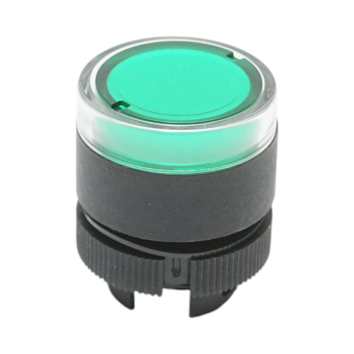 Testa del pulsante di comando illuminato verde Ø 22mm LAY5 Breckner Germany