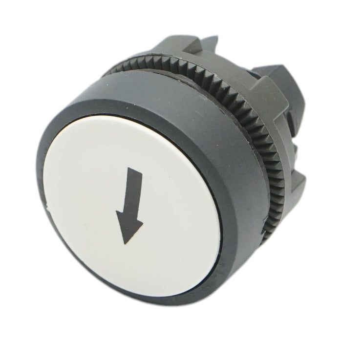 Testa del pulsante di controllo bianca freccia verso l'alto Ø 22mm ZBE Breckner Germany