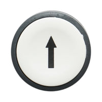 Testa del pulsante di controllo bianca freccia verso l'alto Ø 22mm ZBE Breckner Germany