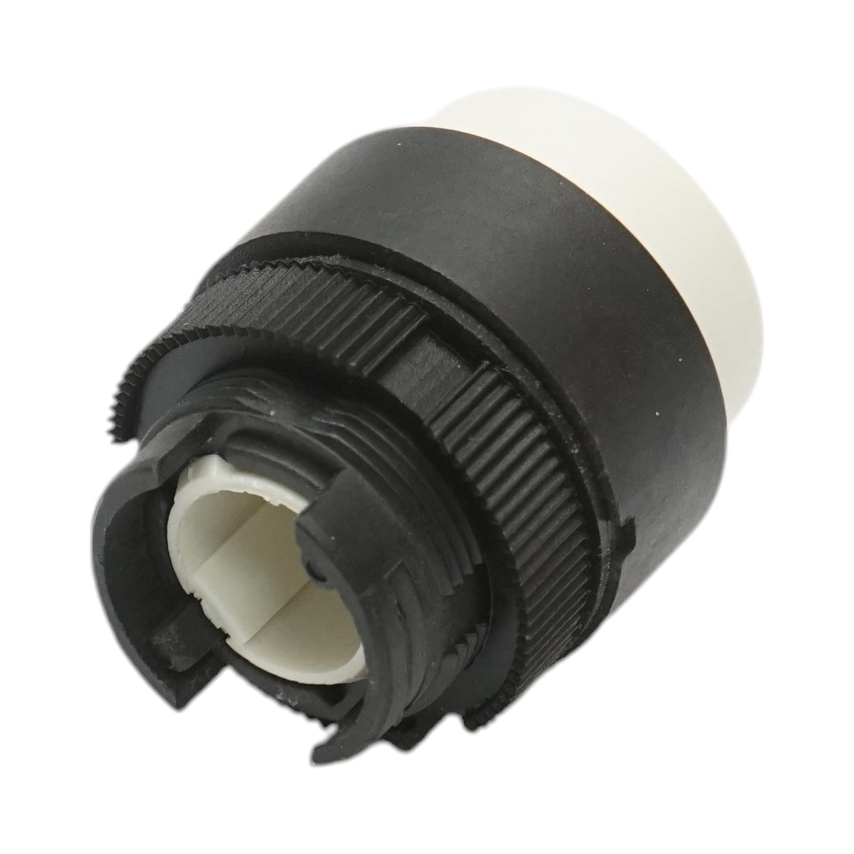 Testa del pulsante di controllo convessa bianca con freccia verso l'alto Ø 22mm LAY5 Breckner Germany