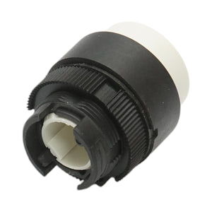 Testa del pulsante di controllo convessa bianca con freccia verso l'alto Ø 22mm LAY5 Breckner Germany