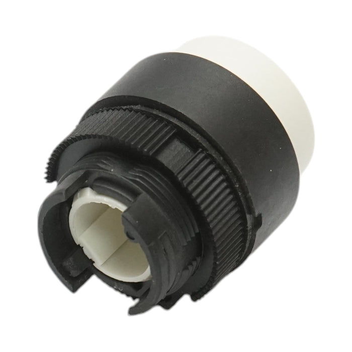 Testa del pulsante di controllo convessa bianca con freccia verso l'alto Ø 22mm LAY5 Breckner Germany