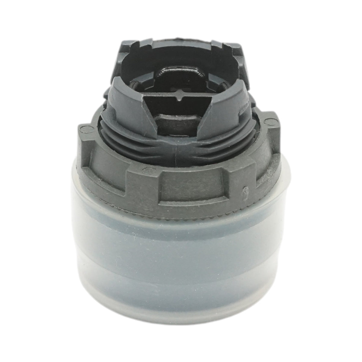 Testa del pulsante di controllo nera con cappuccio protettivo Ø 22mm ZBE Breckner Germany