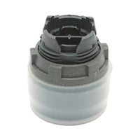 Testa del pulsante di controllo nera con cappuccio protettivo Ø 22mm ZBE Breckner Germany