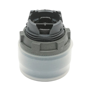 Testa del pulsante di controllo nera con cappuccio protettivo Ø 22mm ZBE Breckner Germany