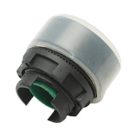 Testa del pulsante di controllo verde con cappuccio protettivo Ø 22mm LAY5 Breckner Germany