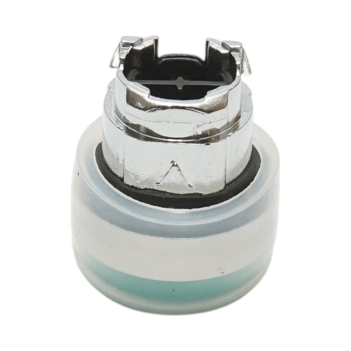 Testa del pulsante di controllo verde con cappuccio protettivo Ø 22mm ZBE Breckner Germany