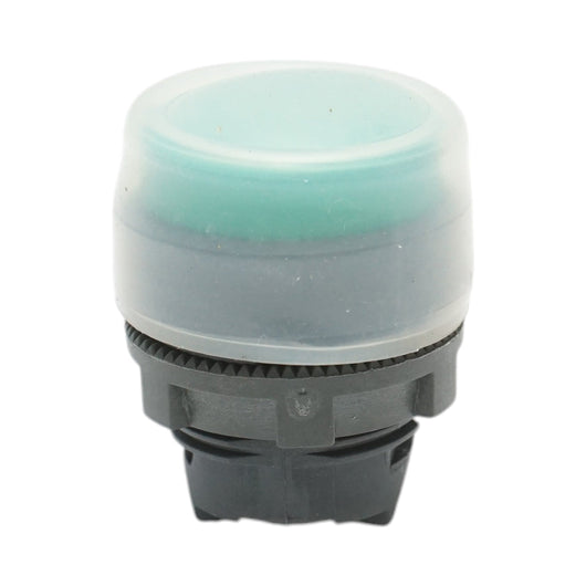 Testa del pulsante di controllo verde con cappuccio protettivo Ø 22mm ZBE Breckner Germany