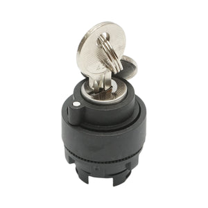 Testa manopola selettore a 2 posizioni con ritenuta chiave Ø 22mm LAY5 Breckner Germany