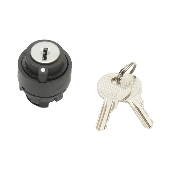 Testa manopola selettore a 2 posizioni con ritenuta chiave Ø 22mm LAY5 Breckner Germany