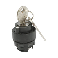 Testa manopola selettore a 2 posizioni, ritorno chiave Ø 22mm LAY5 Breckner Germany