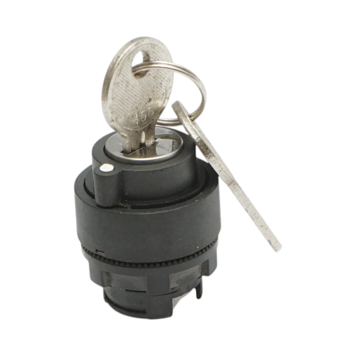 Testa manopola selettore a 2 posizioni, ritorno chiave Ø 22mm LAY5 Breckner Germany