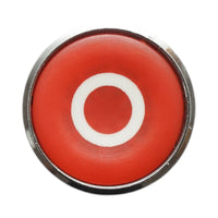 Testa pulsante di arresto rosso Ø 22mm ZBE Breckner Germany