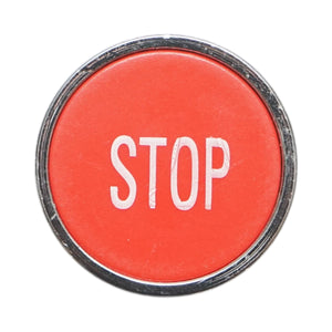 Testa pulsante di comando STOP rosso Ø 22mm LAY5 Breckner Germany