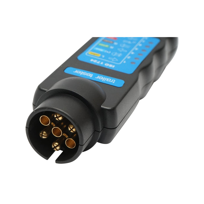 Tester luci rimorchio, presa femmina-maschio a 7 pin Breckner Germany